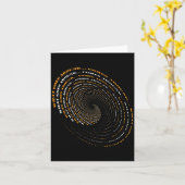 What Goes Around Comes Around Motivational  Karte (Gelbe Blume)