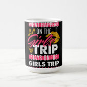 What Happens On The Girls Trip Stays On The Girls Kaffeetasse (Mittel)
