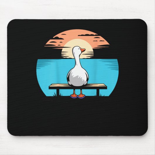 What If Im Not Silly Enough Goose Funny Silly Goos Mousepad (Vorne)