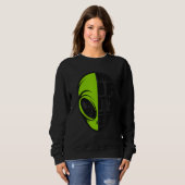 What If It's True Conspiracy Alien Alien Sweatshirt (Vorne ganz)