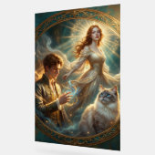 What If Your Cat Was Human Art Plaque – Acrylschild (Winkel)