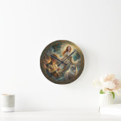 What If Your Pet Was Human?  Runde Wanduhr (Zuhause)