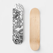 What is happening skateboard with doodle art (Vorderseite)