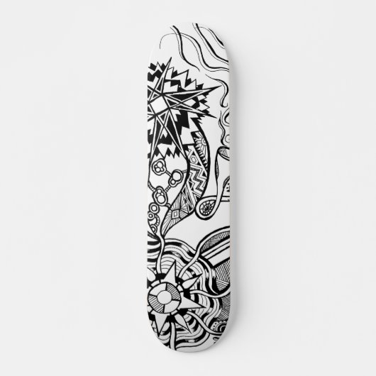 What is happening skateboard with doodle art (Vorne)