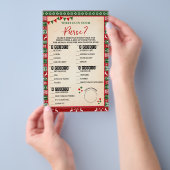 What is in Your Purse Ugly Sweater Game Card Flyer (Handgriff)