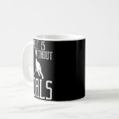 What Is Life Without Goals Ice Hockey Funny Goalie Kaffeetasse (Vorderseite Links)