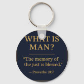 WHAT IS MAN – Bro Scott Memorial Acrylic Keychain Schlüsselanhänger (Vorderseite)