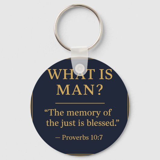 WHAT IS MAN – Bro Scott Memorial Acrylic Keychain Schlüsselanhänger (Vorderseite)