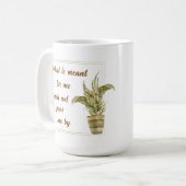 What is Meant for Me Coffee Cup Kaffeetasse (Vorderseite Links)