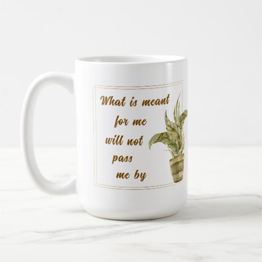 What is Meant for Me Coffee Cup Kaffeetasse (Links)