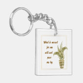 What is Meant for Me Keychain Schlüsselanhänger (Vorderseite links)