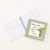 What is Meant for Me Spiral Notebook Notizblock (Innenseite)