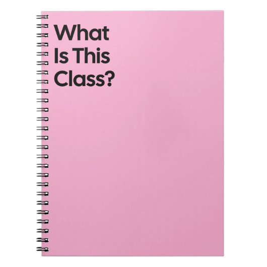 What Is This Class Notebook Notizblock (Vorderseite)