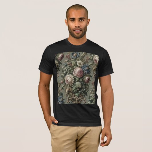 What Lies Beneath the Bloom – Gothic Victorian T-Shirt (Vorne ganz)
