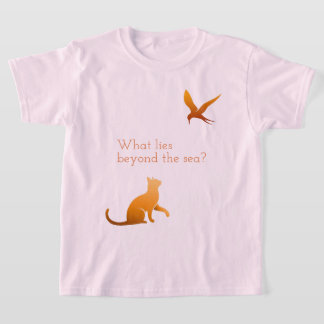 What lies beyond the sea?(04Orange) T-Shirt