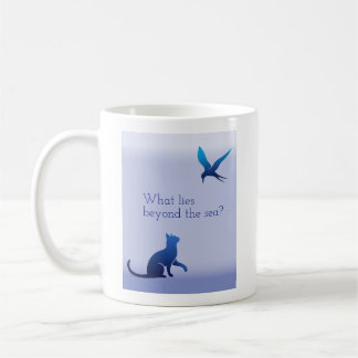 What lies beyond the sea? kaffeetasse