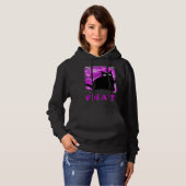 What Murderous Cat Holding Knife Halloween Costume Hoodie (Vorne ganz)