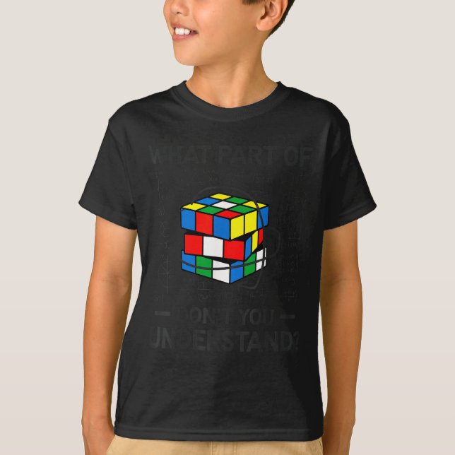 What Part Of Don't You Understand Funny Math Speeu T-Shirt (Vorderseite)