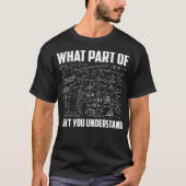 What Part Of Dont You Understand Funny Math Teach T-Shirt (Vorderseite)