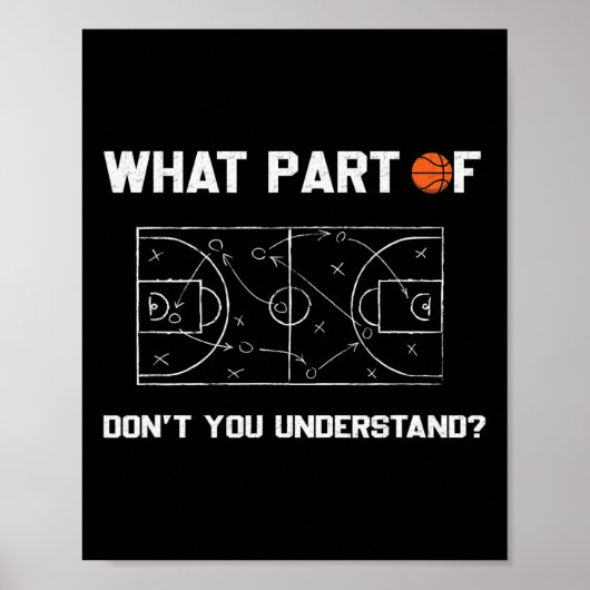 What Part Of Don't You Understand Funny Sketll Coa Poster (Vorne)