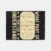 What Part Of Hockey Don't You Understand Hockey Pl Fleecedecke (Vorderseite (Horizontal))