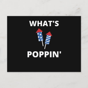 What Poppin 4. Juli America Fireworks Director Postkarte