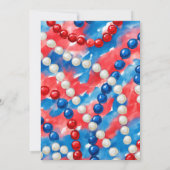 What’s in Your Phone? 4th of July Game Beads card Einladung (Rückseite)