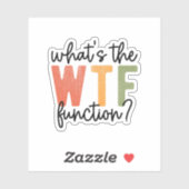 What’s the Function? – ABA, Special Ed Teacher Aufkleber (Blatt)