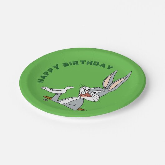 WHAT’S UP DOC?™ BUGS BUNNY™ Rabbit Hole Pappteller (Schrägansicht)