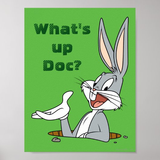 WHAT’S UP DOC?™ BUGS BUNNY™ Rabbit Hole Poster (Vorne)