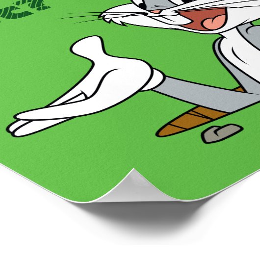 WHAT’S UP DOC?™ BUGS BUNNY™ Rabbit Hole Poster (Ecke)