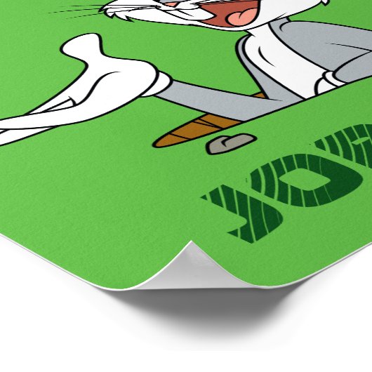 WHAT’S UP DOC?™ BUGS BUNNY™ Rabbit Hole Poster (Ecke)