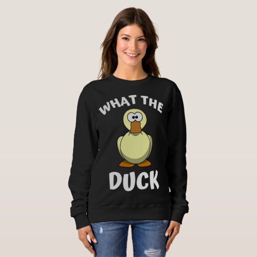 What the Duck  1 Sweatshirt (Vorne ganz)