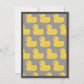 What the Duck Birthday Einladung (Rückseite)