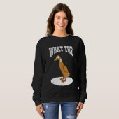 What The Duck Duck Morning Grouch Coffee Rubber Du Sweatshirt (Vorne ganz)