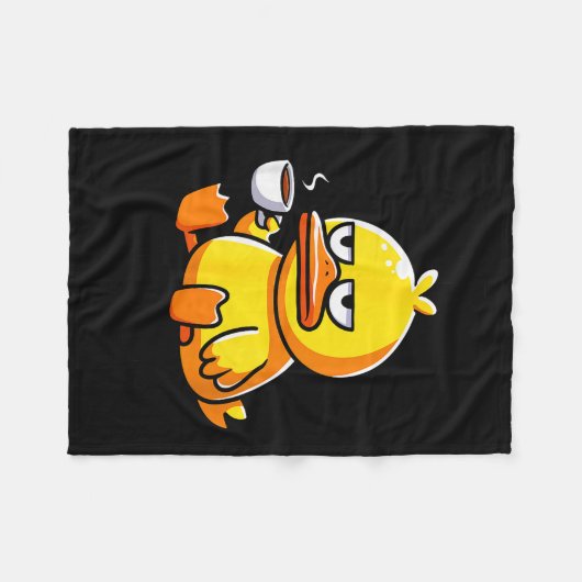 What The Duck Owner I Love Ducks Lover Funny Rubbe Fleecedecke (Vorderseite (Horizontal))