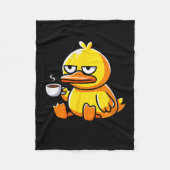 What The Duck Owner I Love Ducks Lover Funny Rubbe Fleecedecke (Vorderseite)