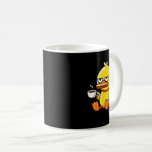 What The Duck Owner I Love Ducks Lover Funny Rubbe Kaffeetasse (VorderseiteRechts)