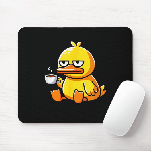 What The Duck Owner I Love Ducks Lover Funny Rubbe Mousepad (Mit Mouse)