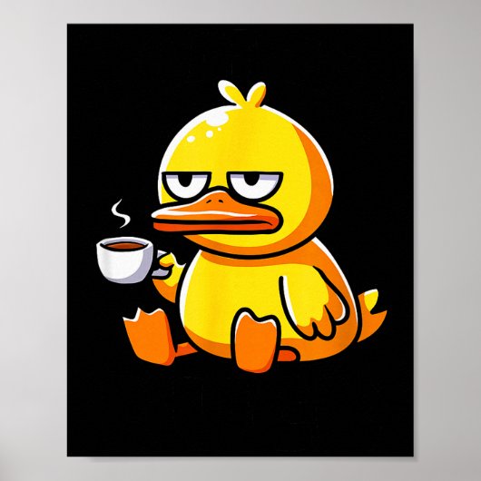 What The Duck Owner I Love Ducks Lover Funny Rubbe Poster (Vorne)