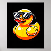 What The Duck Owner I Love Ducks Lover Funny Rubbe Poster (Vorne)
