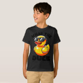 What The Duck Owner I Love Ducks Lover Funny Rubbe T-Shirt (Vorne ganz)