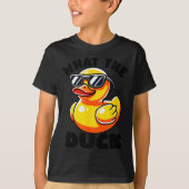 What The Duck Owner I Love Ducks Lover Funny Rubbe T-Shirt (Vorderseite)
