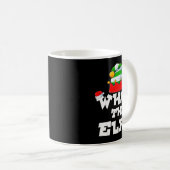 What The Elf _ Family Matching Christmas Group Paj Kaffeetasse (VorderseiteRechts)
