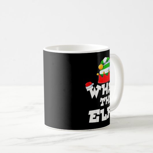 What The Elf _ Family Matching Christmas Group Paj Kaffeetasse (VorderseiteRechts)