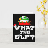 What The Elf _ Family Matching Christmas Group Paj Karte (Gelbe Blume)