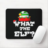 What The Elf _ Family Matching Christmas Group Paj Mousepad (Mit Mouse)