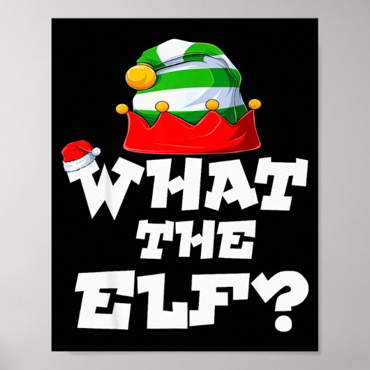 What The Elf _ Family Matching Christmas Group Paj Poster (Vorne)