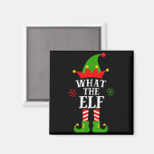 What The Elf Funny Matching Family Group Christmas Magnet (Vorderseite/Rückseite)