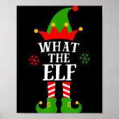 What The Elf Funny Matching Family Group Christmas Poster (Vorne)